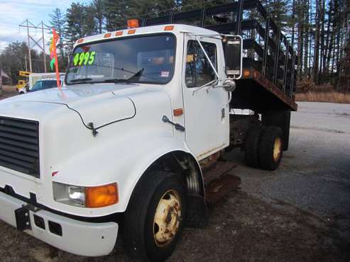 1992 INT 4600 rack body dump - cars & trucks - by dealer - vehicle... for sale in Goffstown, NH