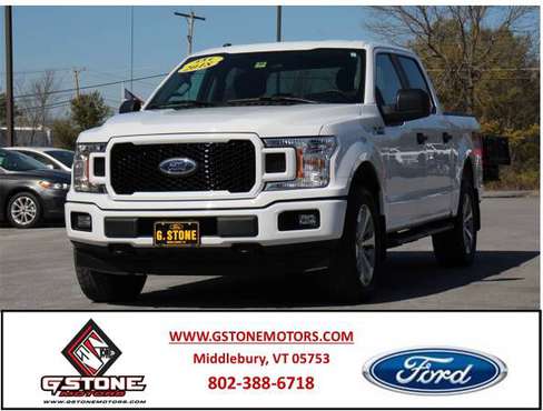 2018 FORD F-150 STX CREW CAB - - by dealer - vehicle for sale in Middlebury, VT