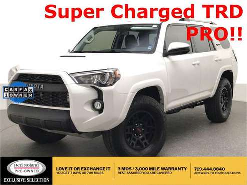 2018 Toyota 4Runner TRD Pro w/MAGNUSON SUPERCHARGER for sale in Colorado Springs, CO