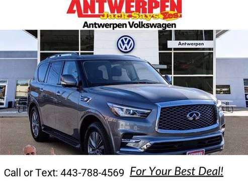 2020 INFINITI QX80 LUXE hatchback Graphite Shadow - cars & trucks -... for sale in Pasadena, MD