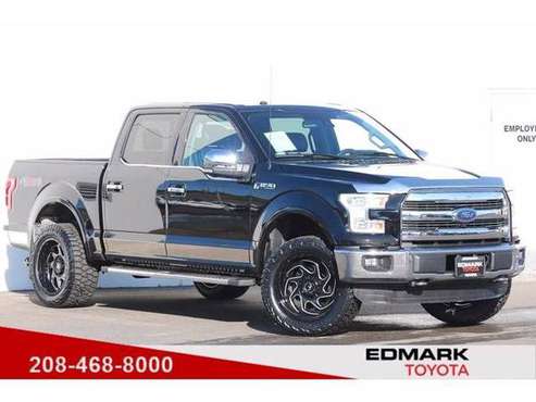 2016 Ford F150 Lariat pickup Black - cars & trucks - by dealer -... for sale in Nampa, ID
