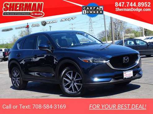 2018 Mazda CX5 Grand Touring suv Deep Crystal Blue Mica - cars & for sale in Skokie, IL
