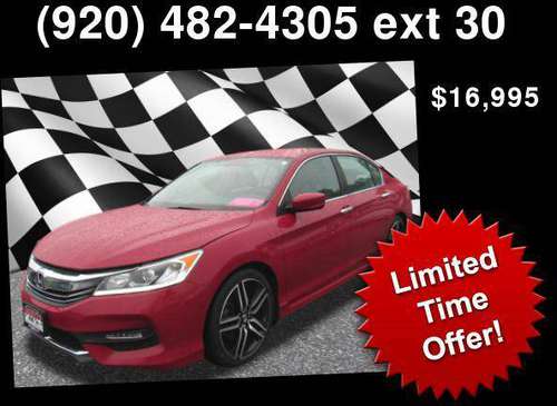2017 Honda Accord Sport - cars & trucks - by dealer - vehicle... for sale in Neenah, WI