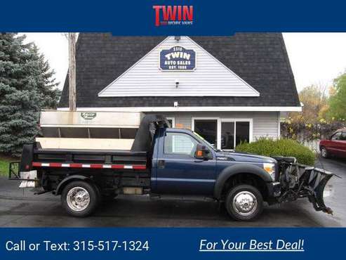 2014 Ford Super Duty F550 DRW XL pickup Blue - cars & trucks - by... for sale in Spencerport, NY