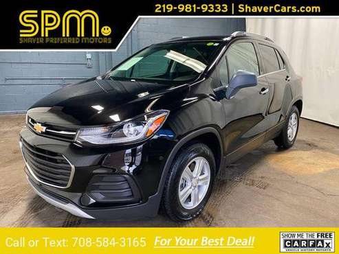 2017 Chevy Chevrolet Trax LT suv BLACK - cars & trucks - by dealer -... for sale in Merrillville, IL