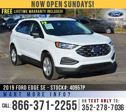 2019 FORD EDGE SE Ecoboost - Backup Camera - Tinted Windows for sale in Alachua, FL