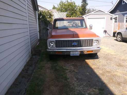1972 chev c20 - cars & trucks - by owner - vehicle automotive sale for sale in Auburn, WA
