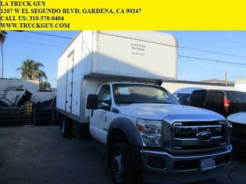 2011 FORD F550 XLT 20FT 3 TON MOVING GRIP BOX TRUCK LIFTGATE 110K... for sale in GARDENA, AZ