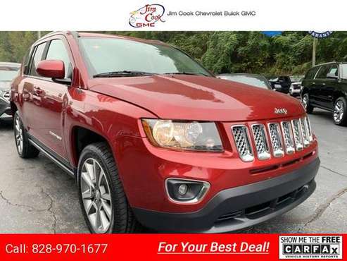 2017 Jeep Compass High Altitude suv Red for sale in Marion, NC