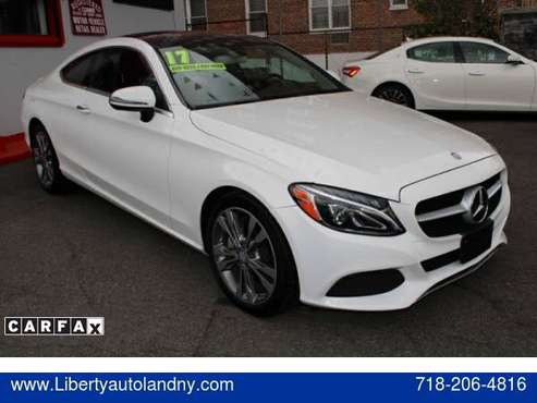 2017 Mercedes-Benz C-Class C 300 4MATIC AWD 2dr Coupe - cars &... for sale in Jamaica, NY