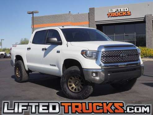 2019 Toyota Tundra SR5 CREWMAX 5.5 BED 5.7L 4x4 Passen - Lifted... for sale in Glendale, AZ