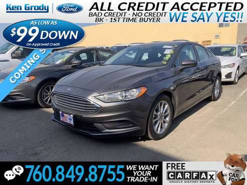 2017 Ford Fusion SE - cars & trucks - by dealer - vehicle automotive... for sale in Carlsbad, CA