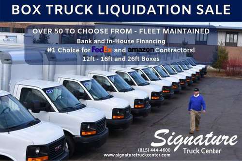 Box Truck Liquidation Sale for sale in quad cities, IA