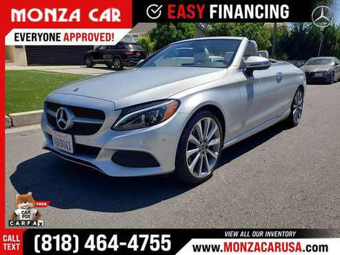 Drive this 2018 Mercedes-Benz C 300 Convertible 3, 000 MILES LIKE NEW for sale in Sherman Oaks, CA