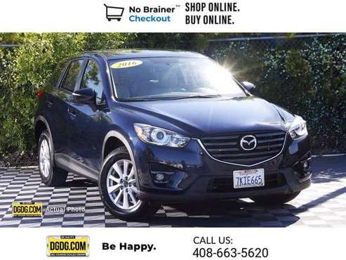 2016 Mazda CX5 Touring suv Deep Crystal Blue Mica for sale in San Jose, CA