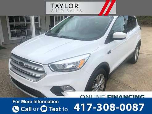 2018 Ford Escape SE 4dr SUV suv White - cars & trucks - by dealer -... for sale in Springdale, MO