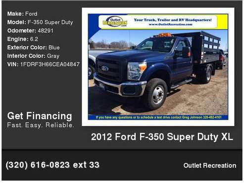 2012 Ford F-350 Super Duty XL for sale in Clearwater, MN