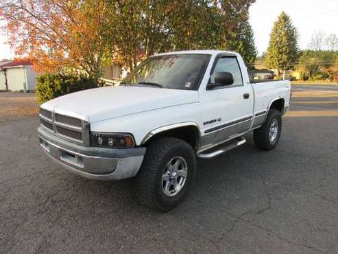 98 DODGE RAM 4x4 PICK UP + 5.9 L + EASY IN HOUSE FINANCING $500 DOWN... for sale in WASHOUGAL, OR