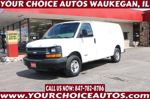 2006 *CHEVROLET**EXPRESS CARGO* 3500 1OWNER LEATHER SHELVES 144626 for sale in WAUKEGAN, IL