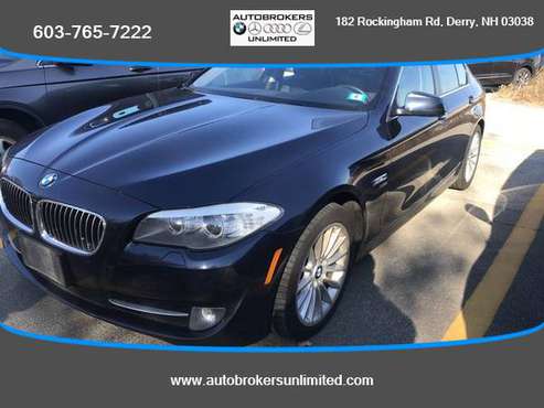 2012 BMW 5 Series - BAD CREDIT ? DON'T SWEAT IT ! WE FINANCE ALL !!!... for sale in Derry, MA