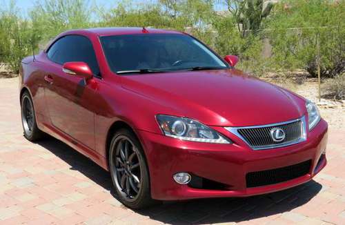 2012 Lexus IS 350 Convertible - cars & trucks - by owner - vehicle... for sale in Tucson, AZ