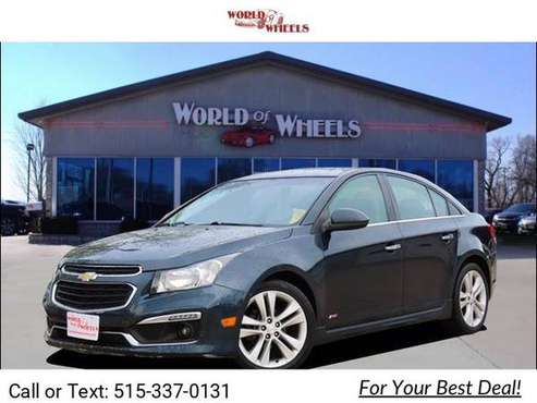 2015 Chevy Chevrolet Cruze LTZ hatchback Blue - - by for sale in Ankeny, IA