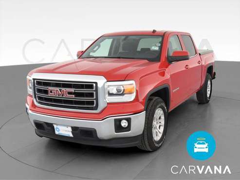 2014 GMC Sierra 1500 Crew Cab SLE Pickup 4D 5 3/4 ft pickup Red - -... for sale in Chicago, IL