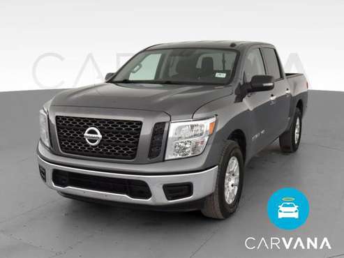 2019 Nissan Titan Crew Cab SV Pickup 4D 5 1/2 ft pickup Gray -... for sale in Bakersfield, CA