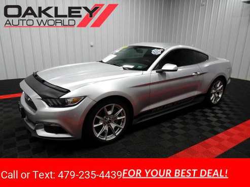 2015 Ford Mustang Fastback EcoBoost coupe Silver - cars & trucks -... for sale in Branson West, AR