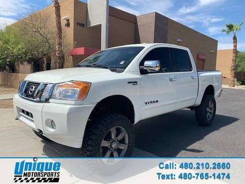 LIFTED 2014 NISSAN TITAN CREW CAB ~ 4 X 4 ~ ONLY 52K MILES! EASY FINAN for sale in Tempe, AZ