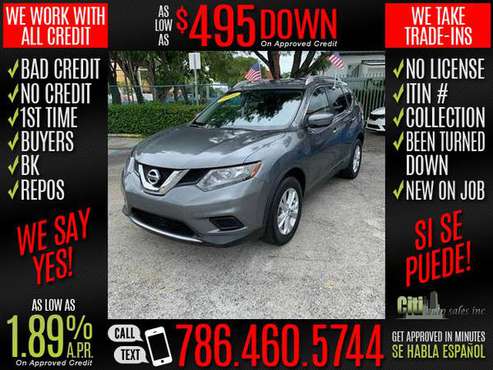 2016 Nissan Rogue SV 4dr Crossover for sale in Miami, FL