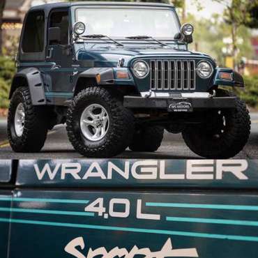 1997 JEEP WRANGLER 4.0 INLINE 6 LOW 97K MILES AUTO TRANSMISSION SUV... for sale in Portland, OR