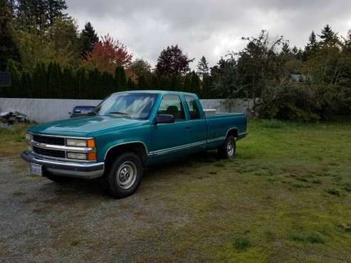 95 silverado 3/4ton xcab long bed for sale in Port Orchard, WA