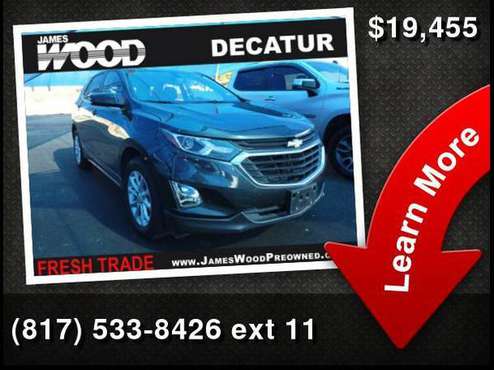 2018 Chevrolet Chevy Equinox LT - cars & trucks - by dealer -... for sale in Decatur, TX