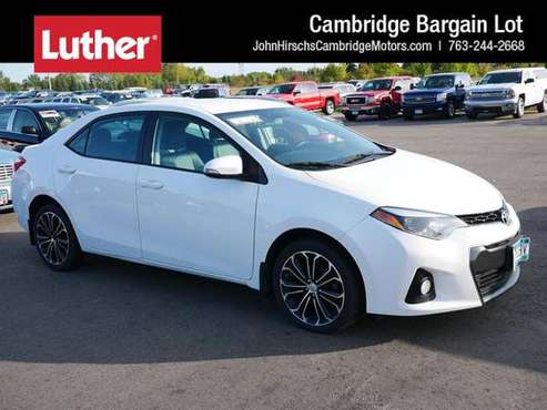 2016 Toyota Corolla S - cars & trucks - by dealer - vehicle... for sale in Cambridge, MN