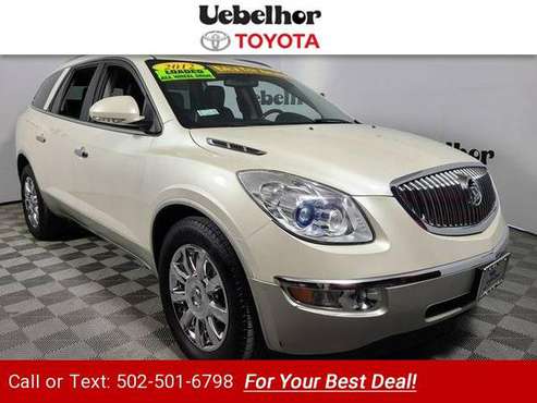 2012 Buick Enclave Leather Group suv White Diamond Tricoat - cars & for sale in Jasper, KY