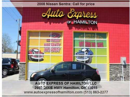 2008 Nissan Sentra 199 Down TAX BUY HERE PAY HERE for sale in Hamilton, OH