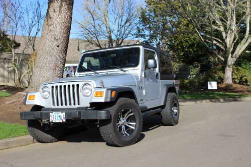 2005 Jeep Wrangler 4WD X for sale in Wilsonville, OR