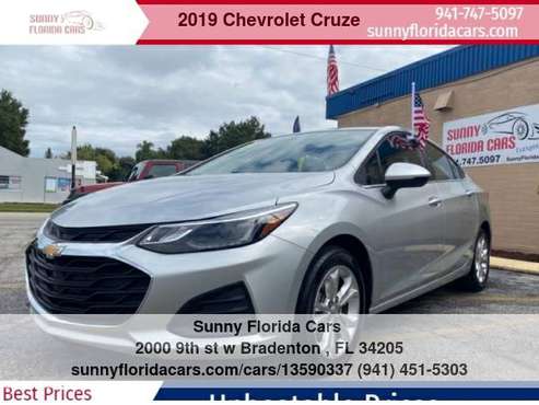 2019 Chevrolet Cruze 4dr Sdn LT - We Finance Everybody!!! - cars &... for sale in Bradenton, FL