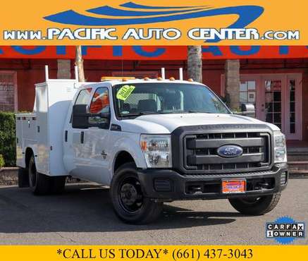 2014 Ford F-350 XL DRW Crew Cab Utility Truck Diesel RWD 35245 for sale in Fontana, CA