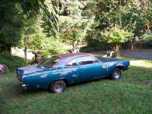 1968 Plymouth Roadrunner Restoration Project Roller - cars & trucks... for sale in North Plains, OR