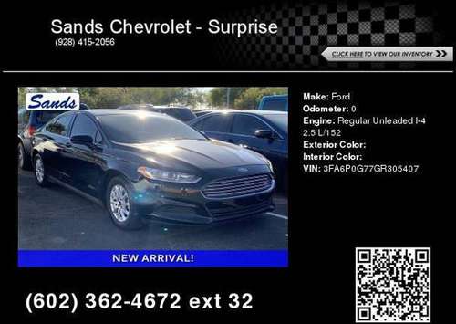2016 Ford Fusion *Save MORE!* - cars & trucks - by dealer - vehicle... for sale in Surprise, AZ