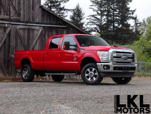 2013 Ford F-350 Super Duty Lariat 4x4 4dr Crew Cab 8 ft LB SRW for sale in PUYALLUP, WA