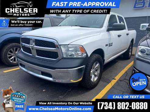 317/mo - 2015 Ram 1500 Tradesman 4WD! Crew 4 WD! Crew 4-WD! Crew Cab for sale in Chelsea, OH