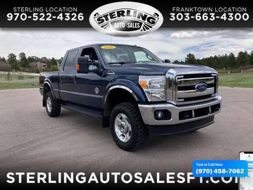 2016 Ford Super Duty F-250 F250 F 250 SRW 4WD Crew Cab 156 XLT for sale in Sterling, CO