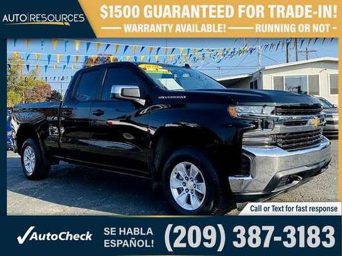 2020 Chevrolet Silverado 1500 Double Cab LT Pickup 4D 6 1/2 ft for sale in Merced, CA