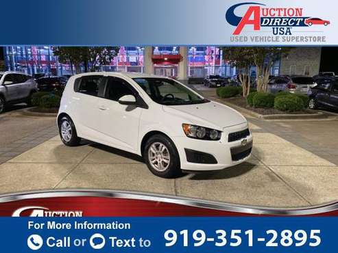 2016 Chevy Chevrolet Sonic LT hatchback Summit White - cars & trucks... for sale in Raleigh, NC