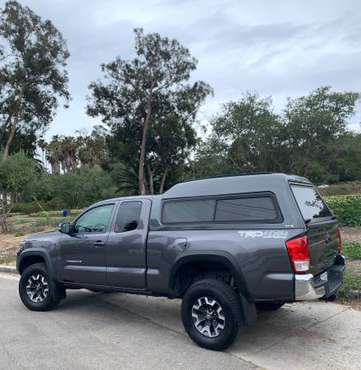 2017 Tacoma TRD Off-Road 57k miles with Camper - - by for sale in Santa Barbara, CA