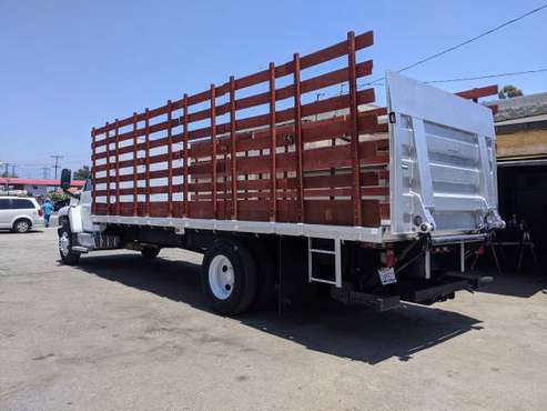 2006 CHEVY C7500 TOPKICK, 24FT STAKBED LIFTGATE, GASOLINE, I FINANCE... for sale in Rosemead, CA