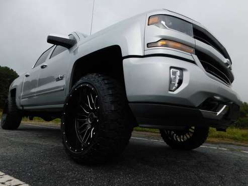 LIFTED 18 CHEVY SILVERADO LT Z71 CREW 4X4 22X12 *NEW 33X12.50 MT'S!!... for sale in KERNERSVILLE, SC